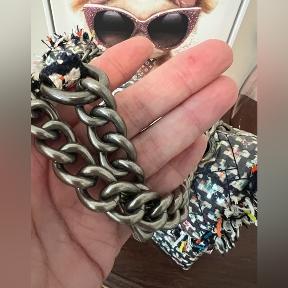 Kurt Geiger London Tweed Kensington Bag - Picture 8 of 17